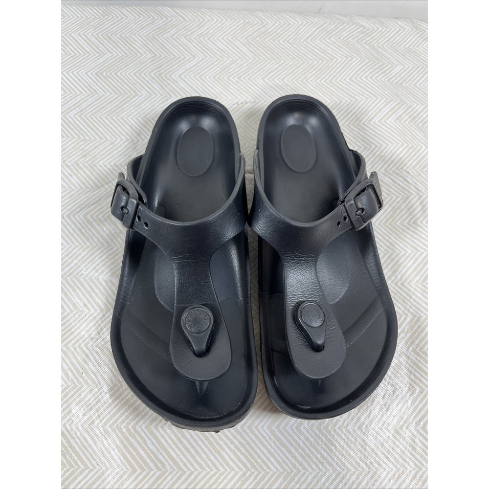 Birkenstock Girl's Black Eva Gizeh Slip On Sandal Youth‎ Size 32 L1 - Picture 4 of 16